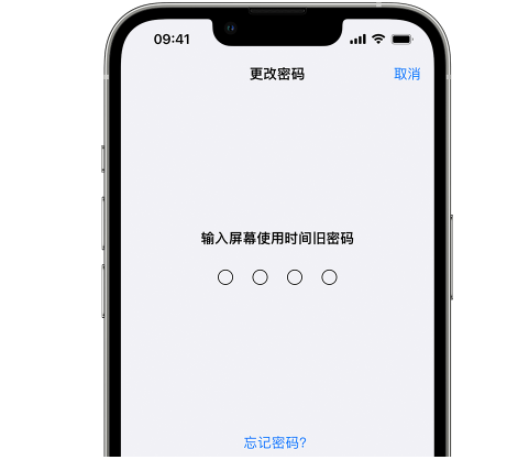 解放iPhone屏幕维修分享iPhone屏幕使用时间密码忘记了怎么办 