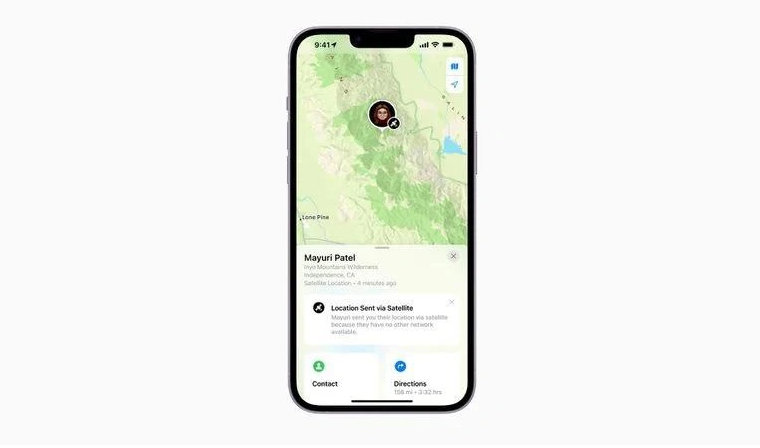 解放苹果14维修分享iPhone14系列中 FindMy功能通过卫星分享位置方法教程 